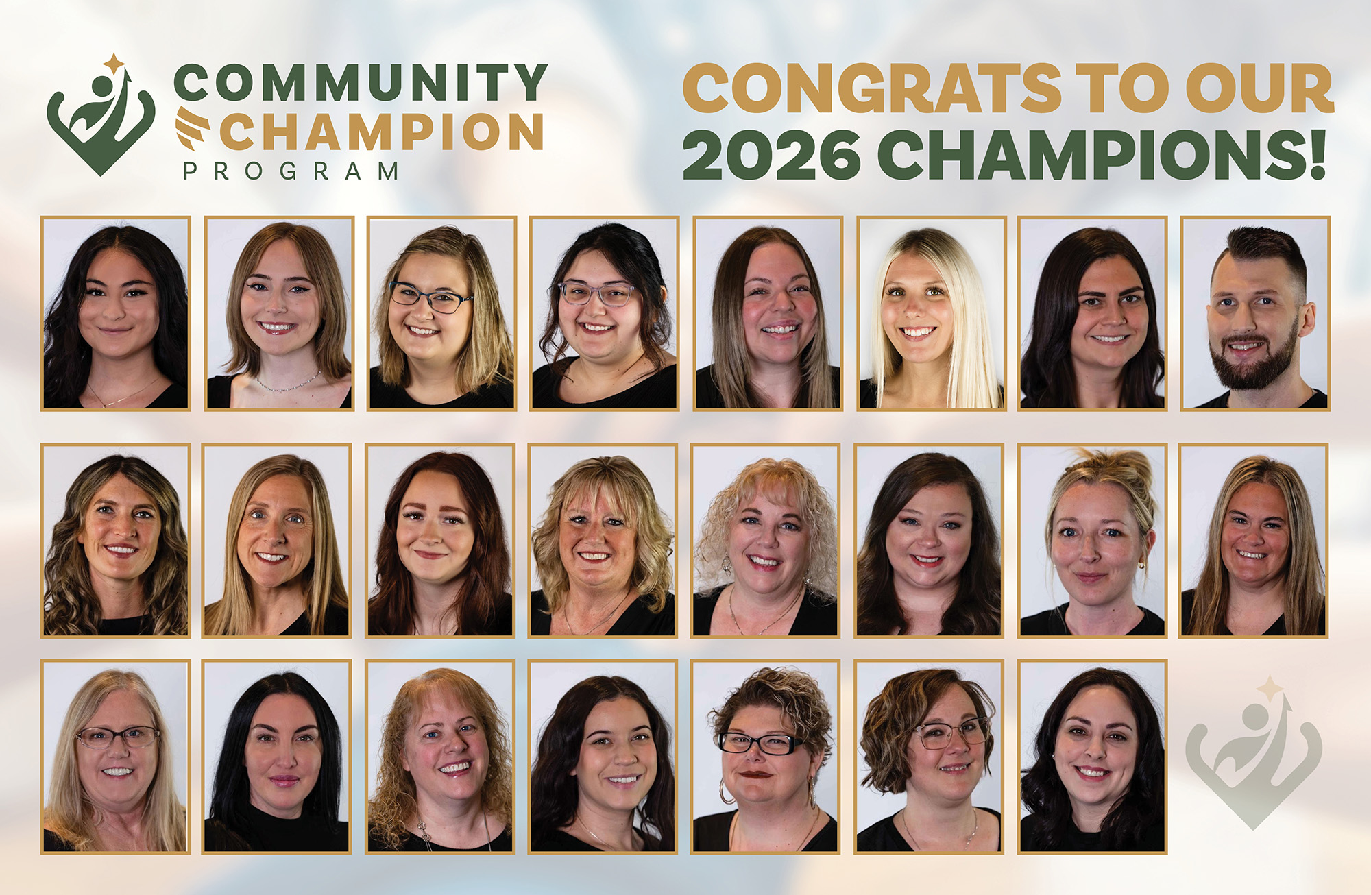 Community Champions Collage - All members 2026 - Small Community Champions - All members