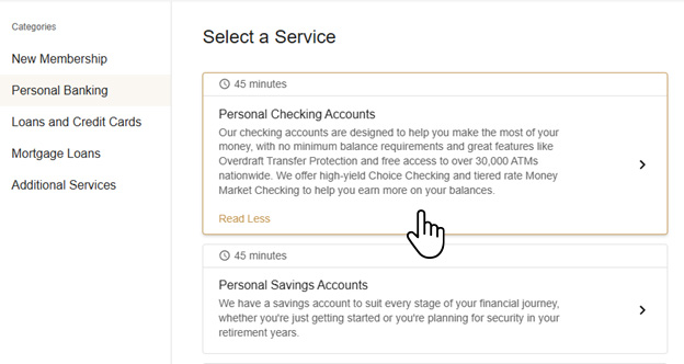 Video Appts Membership Services Screenshot 1