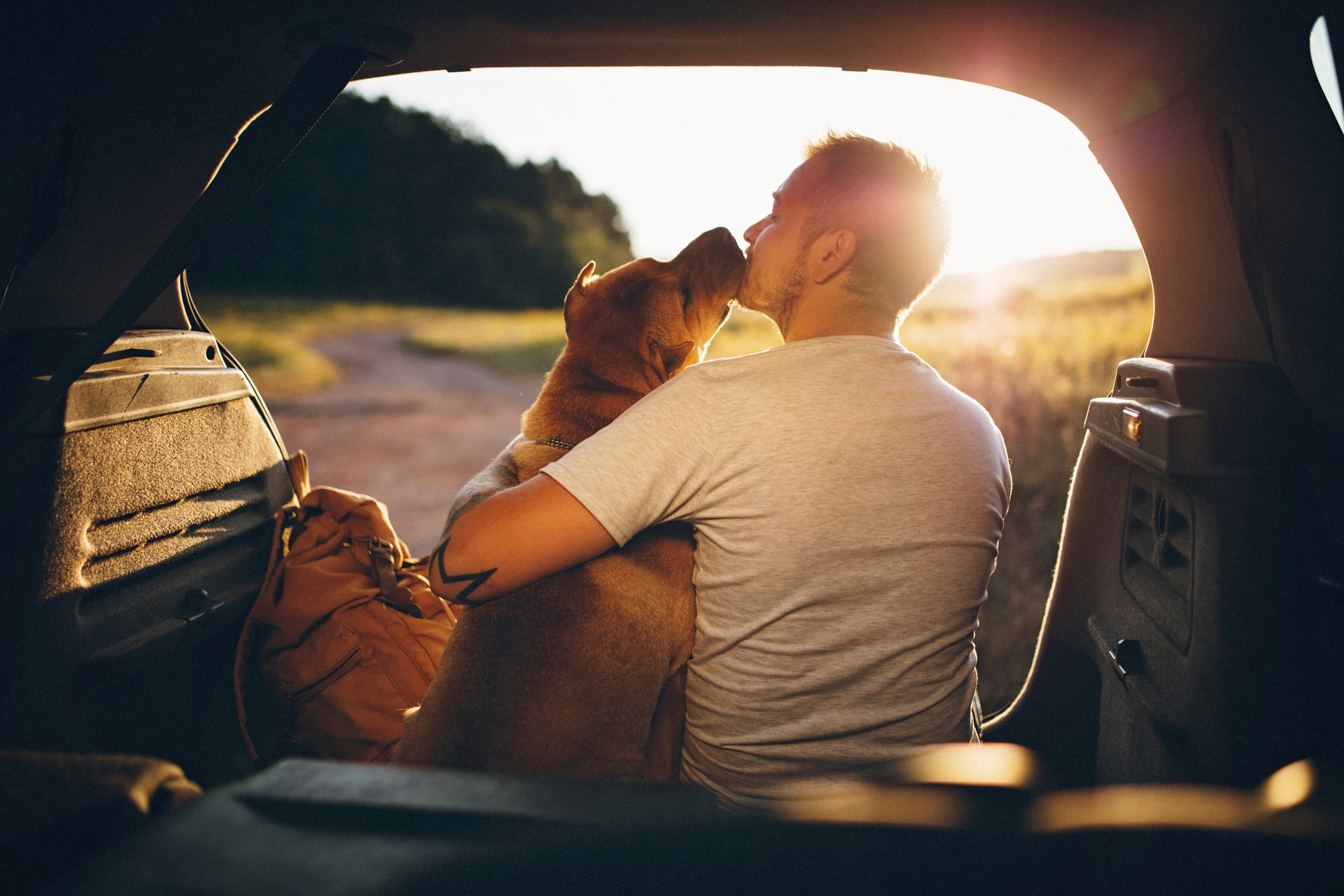 Drive4Less Guy and Dog